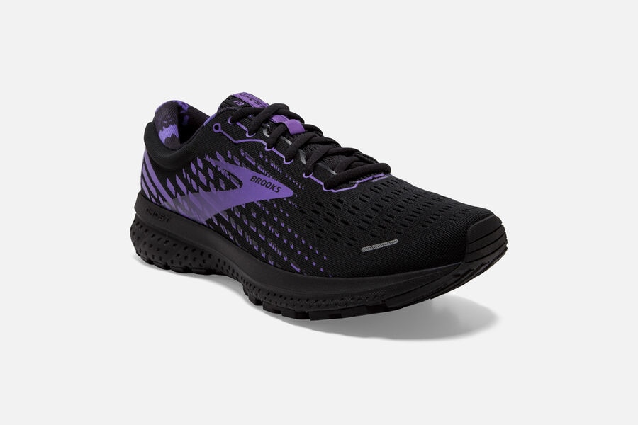 Brooks Ghost 13 Road Running Shoes - Mens - Black/Purple - TB8234091